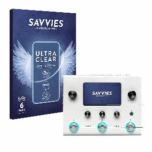 Savvies - Screenprotector voor Hotone Ampero II Stomp - Folie Beschermfolie transparant 6 Stuks
