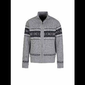 BJØRNSON Hoyt Scandinavisch Gebreid Vest Heren - Teddy - Maat 2XL - Grijs