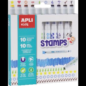 Apli Stempel markers 10 u.