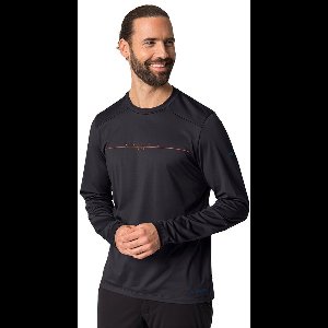Vaude Bike Qimsa T-shirt Met Lange Mouwen Zwart L Man