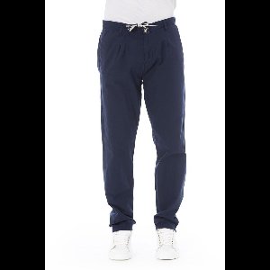 Casual Pleated Pants Model BA23138 - Blue