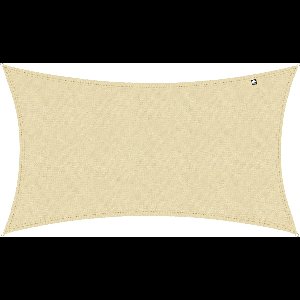 Kopu® Schaduwdoek Rechthoek 280 gram Waterdoorlatend 3x5 m - Creme