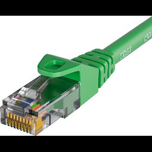 Qost - CAT6 internetkabel - CCA / UTP - 10 Gbps / 250 MHz - RJ45 Connectoren - Patchkabel / Netwerkkabel - 0.5 meter - Groen