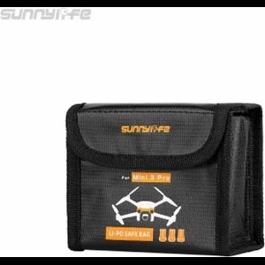 LiPo Safe Bag voor DJI Mini 5 Pro / Mini 4 Pro / Mini 3 Pro / Mini 3 – 3 Accu’s