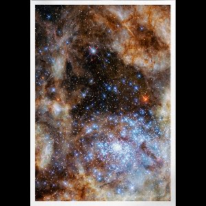 Center Of Tarantula Nebula | Space, Astronomie & Ruimtevaart Poster | A3: 30x40 cm