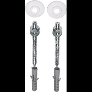 Plieger Wastafel bevestigingsset van 2 - M10x110mm - Met plug