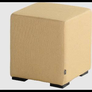 Alex Hocker 42x42x45cm Geel