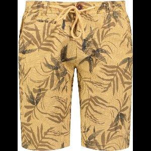 Casual Floral Print Shorts - Brown