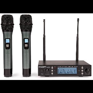 KAM RADIO MIC MULTI CHANNEL TWEE MICROFOONS