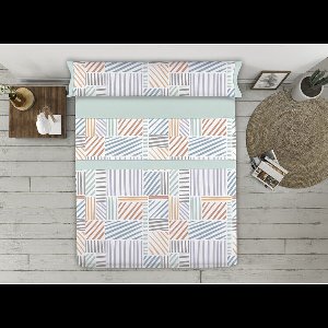 Set beddengoed Tejidos Reina Parchis Multicolour Bed van 150