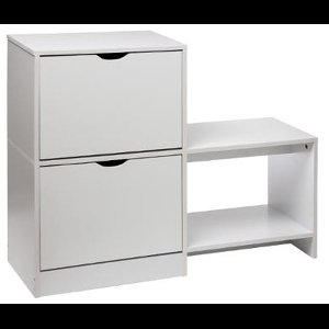 Schoenenkast Gaby Wit