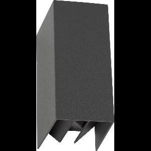 Channel Up en Down Muurlamp Antraciet