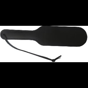 XX-Dreamtoys – lederen dubbele Paddle – zwart