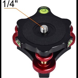 Statief Leveling Base / Precisie Waterpas Statiefkop Leveler - Type LP-65