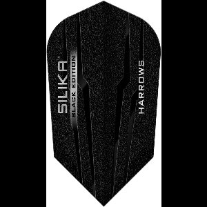Harrows Silika Black Slim Tough Crystalline Coated- Dart Flights