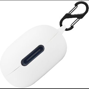 Silicone Case for Anker Soundcore P40i Case, Shockproof Protective Case and Skin, Protective Case for Anker Soundcore P40i with Keychain (White)