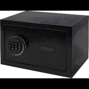 Kluis - Voor contant geld en waardevolle spullen - Beveiligd met digitaal toetsenbord - Zwart