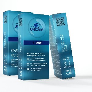 Unicare daglenzen +3,00 - zachte contactlenzen - voordeelverpakking 90 stuks