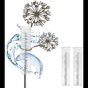 ST TRADİNG Decoratieve Tuin Regenmeter in Paardenbloem Vorm