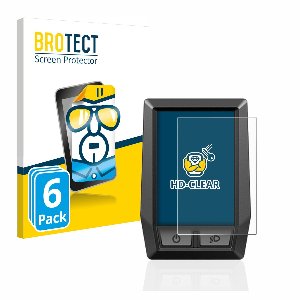 BROTECT - Screenprotector voor Bosch Kiox - Folie Beschermfolie transparant 6 Stuks