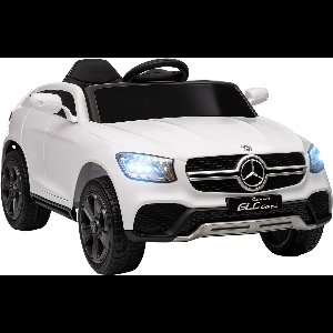 AIYAPLAY - Elektrische loopauto - PP - 105x68x50cm - Wit