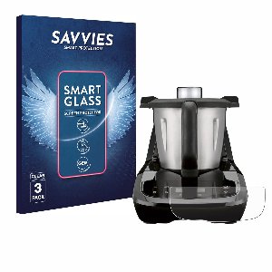 3 Stuks Savvies Screenprotector - geschikt voor SilverCrest Monsieur Cuisine compact - beschermfolie glas transparant