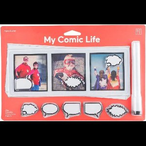 Doiy Fotolijsten My Comic Life 28 X 18,5 Cm Pvc Wit 16-delig