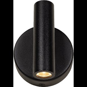 Atmooz - Wandlamp Pino - Zwart - Spot - Wandspot - Geïntegreerd LED