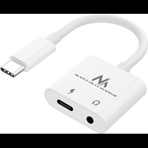 Maclean MCTV-848 - Adapter USB Type-C - 3,5mm mini jack z Power Delivery (PD) 30W