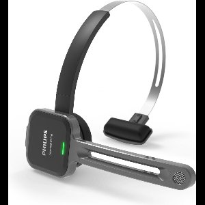 Philips SpeechOne Dictation Headset, PSM6500, Docking Station, light, Remote Control, dictaphone, Zwart
