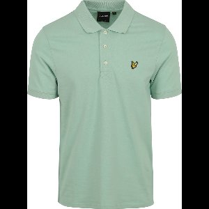 Lyle and Scott Polo Plain Lichtgroen - Maat M - Heren