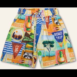 Oilily - Plank shorts - Blauw - 152/12yr