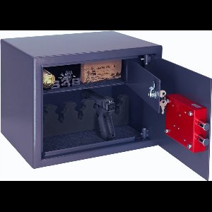 Zware Pistol- En Ammunitiekluis XL - Sleutelslot Veilig - 30L Inhoud - Dikke Wand Voor Thuis En Auto - 30x38x30cm