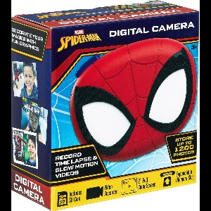 Spiderman - digitale camera - met opslagkaart - kleurenscherm - polsbandje