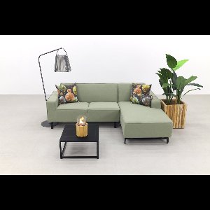 Boavista/Toronto loungebank chaise longue - Heritage leaf - 3-delig - links