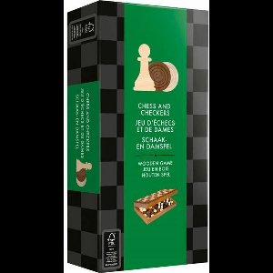 Bordspel Asmodee Chess and Checkers Set (FR)