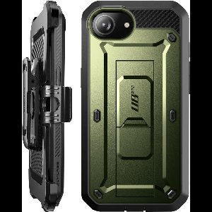 Supcase, Integrale hoes Geschikt voor Apple iPhone 16e anti-schok ondersteuning, Groen