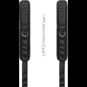 Shots - Ouch! Fluweel Verstelbare Enkelboeien black