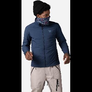 HEREN OPSIDE JAS - OUTDOOR - van Ademende Primaloft - WANDELEN - Blauw
