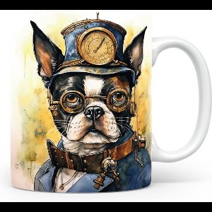 Mok met Boston Terrier