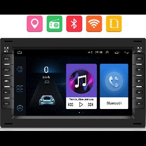 Autoradio voor Volkswagen | Skoda | Seat | Peugeot 307 | Ford Galaxy | Golf | Passat | Transporter T5 | 1996 t/m 2010 | Android en Playstore | 1GB + 16GB | 4-Core processor | Denago | 2025 model | Bluetooth & Wifi