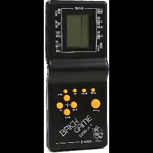 JustValue Handheld Spelcomputer Zwart - Niet voor Jonge Kinderen - Incl. Nederlandse Handleiding - Retro Spelcomputer - Spelcomputer Voor Kinderen - Spelcomputer Met Spelletjes - Brickgame - Classic Game - Retro spel - Retro Game Stick - Blokken