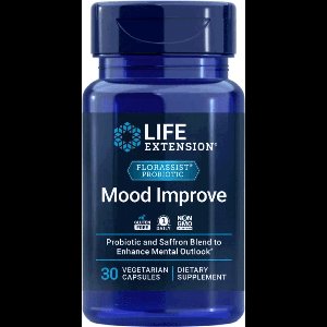 Life Extension - Florassist® Mood Improve - 30 Capsules - Saffraan en Probiotica - Voedingssupplementen