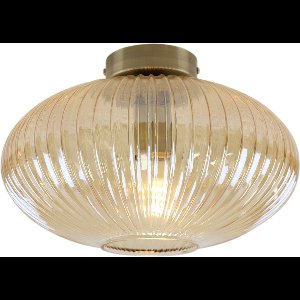 Olucia - Design plafonnière amber, Charlois - Vorm: Ovaal