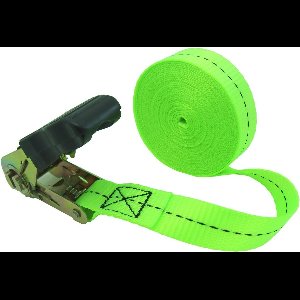 Allecto plus - Ratchet Tie-Down 1700 lbs 196inch - lichtgroen voor ladingzekering