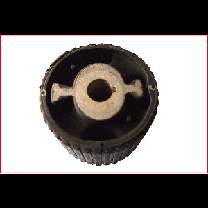 HBS-BETZ Vogelwiel 470 grijs gietijzer D.80mm Trgf.max.22kg Groef...