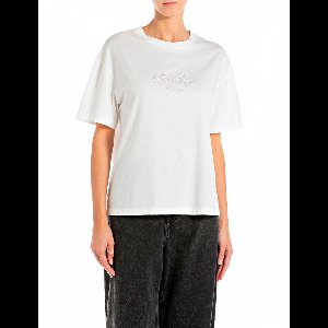 Replay W3089f.000.20994 T-shirt Wit M Vrouw