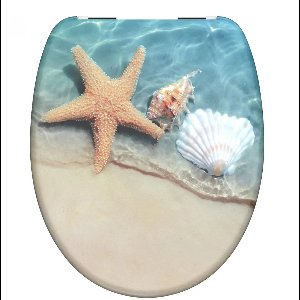 Schütte Duroplast WC-bril BEACH met softclose – Duurzaam, hygiënisch en stijlvol