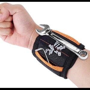 Magnetic Wristband for Tools, Heavy Duty Wristband with Strong Magnet for Screws Nails Hardware Personalized Gifts Father/Father's Day Birthday