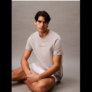 CK - T-shirt 100% zachte jersey katoen - Ash - XL